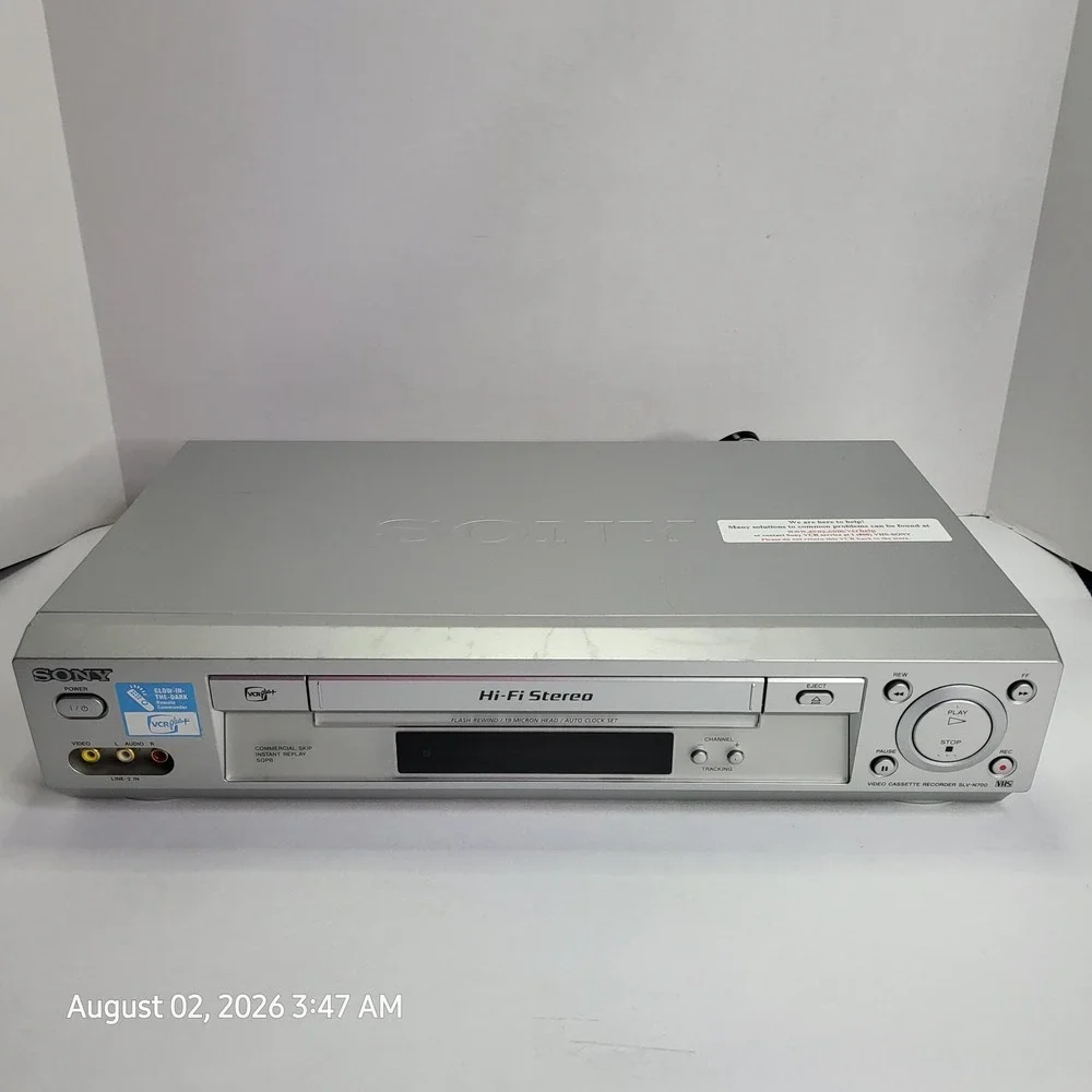 Sony VCR+ SLV-N700 Hi-Fi Stereo VHS(For Parts)